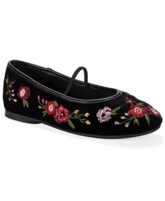 Black Embroidered