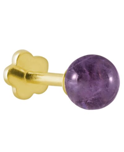 Серьги-гвоздики Macy's Rose Quartz (5/8 ct. t.w.) в 14k Yellow Gold