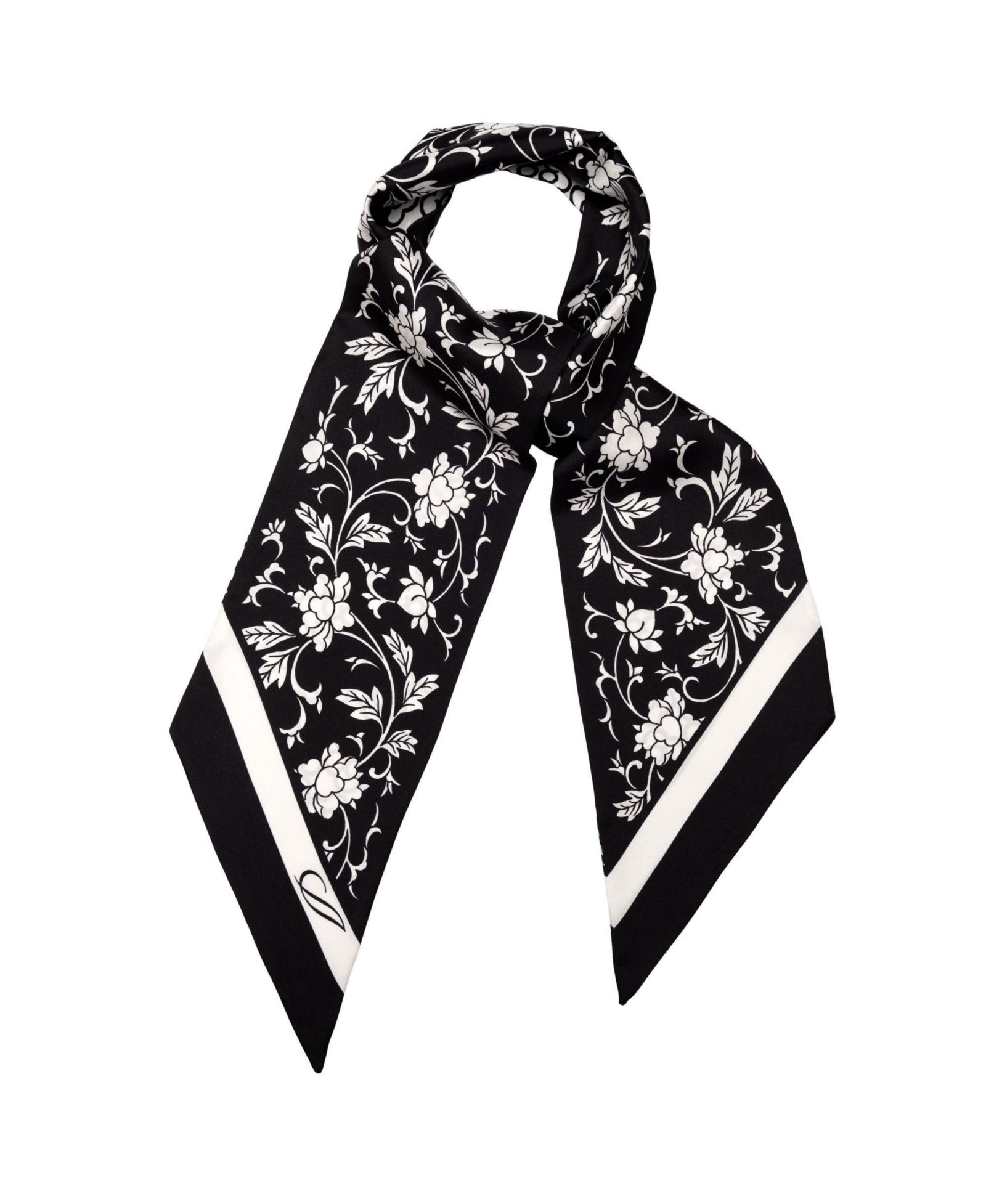 Loretta - Skinny Silk Scarf for Women