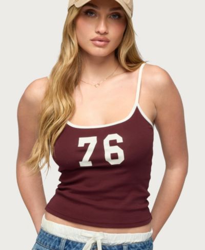 Женский топ Edikted Women's 76 Contrast Tank Top