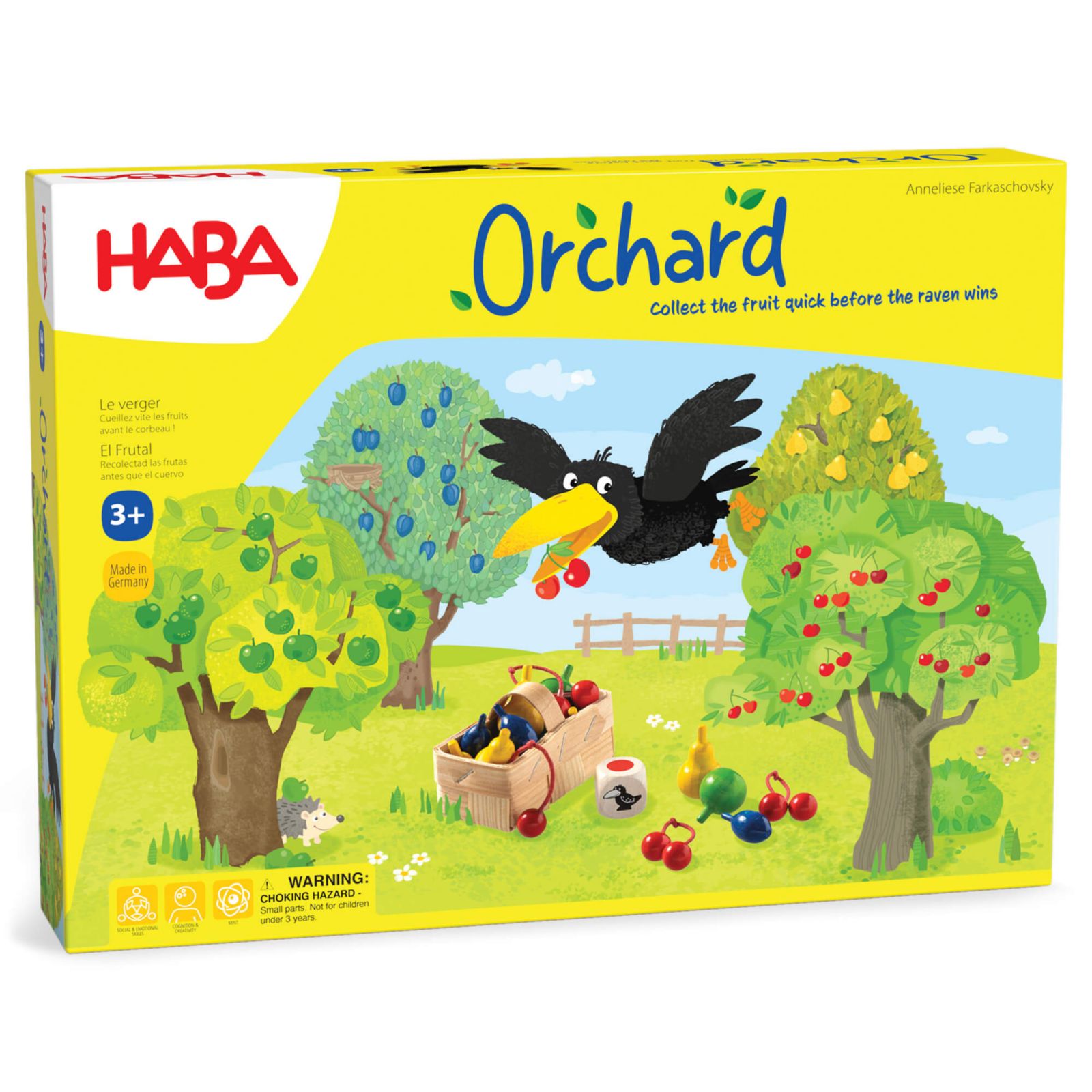 Haba Orchard Cooperative Board Game, Ages 3+