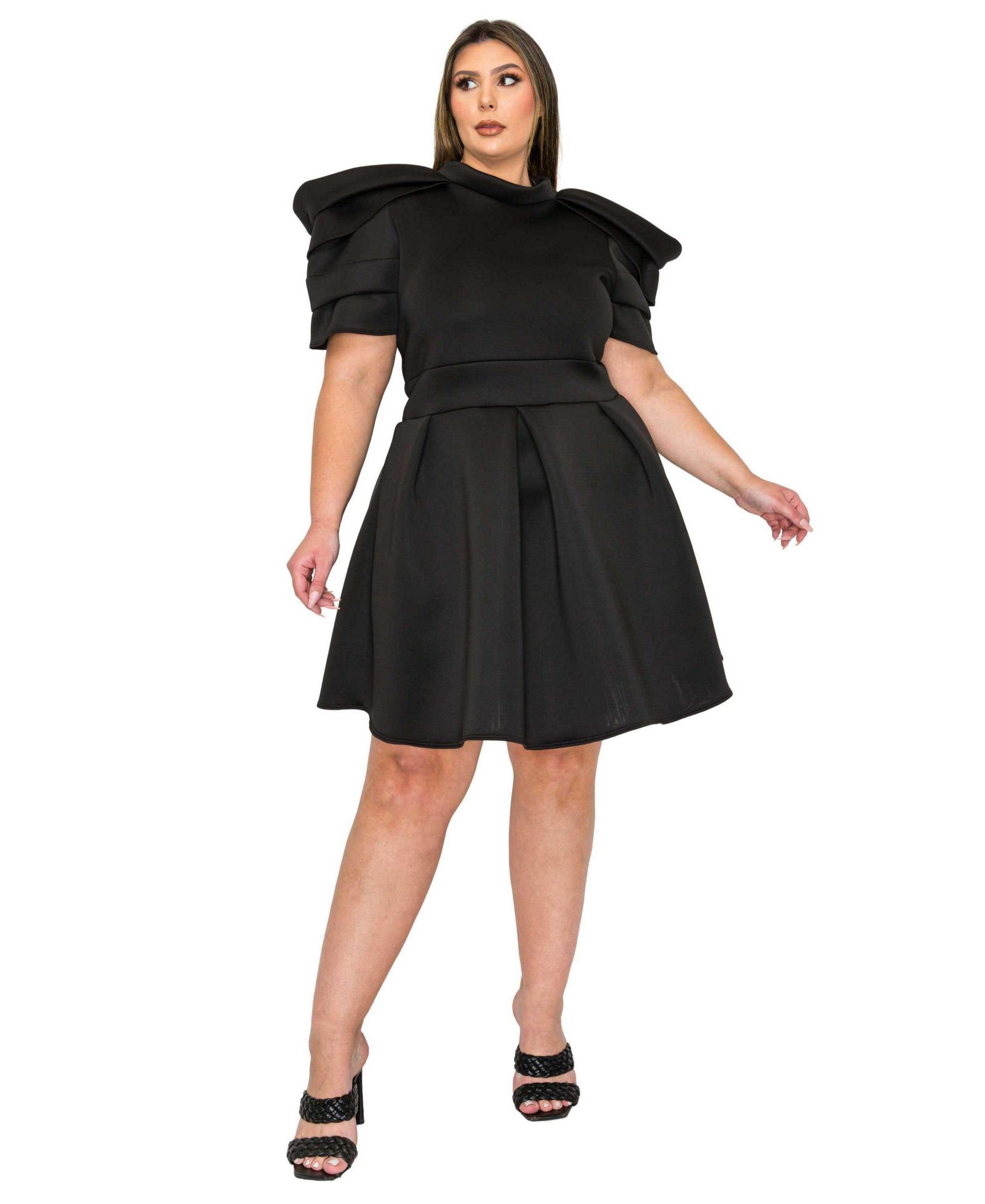 Женское платье L I V D Plus Size Karina из неопрена
