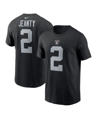 Nike Men's Ashton Jeanty Black Las Vegas Raiders 2025 NFL Draft First Round Pick Name & Number T-Shirt