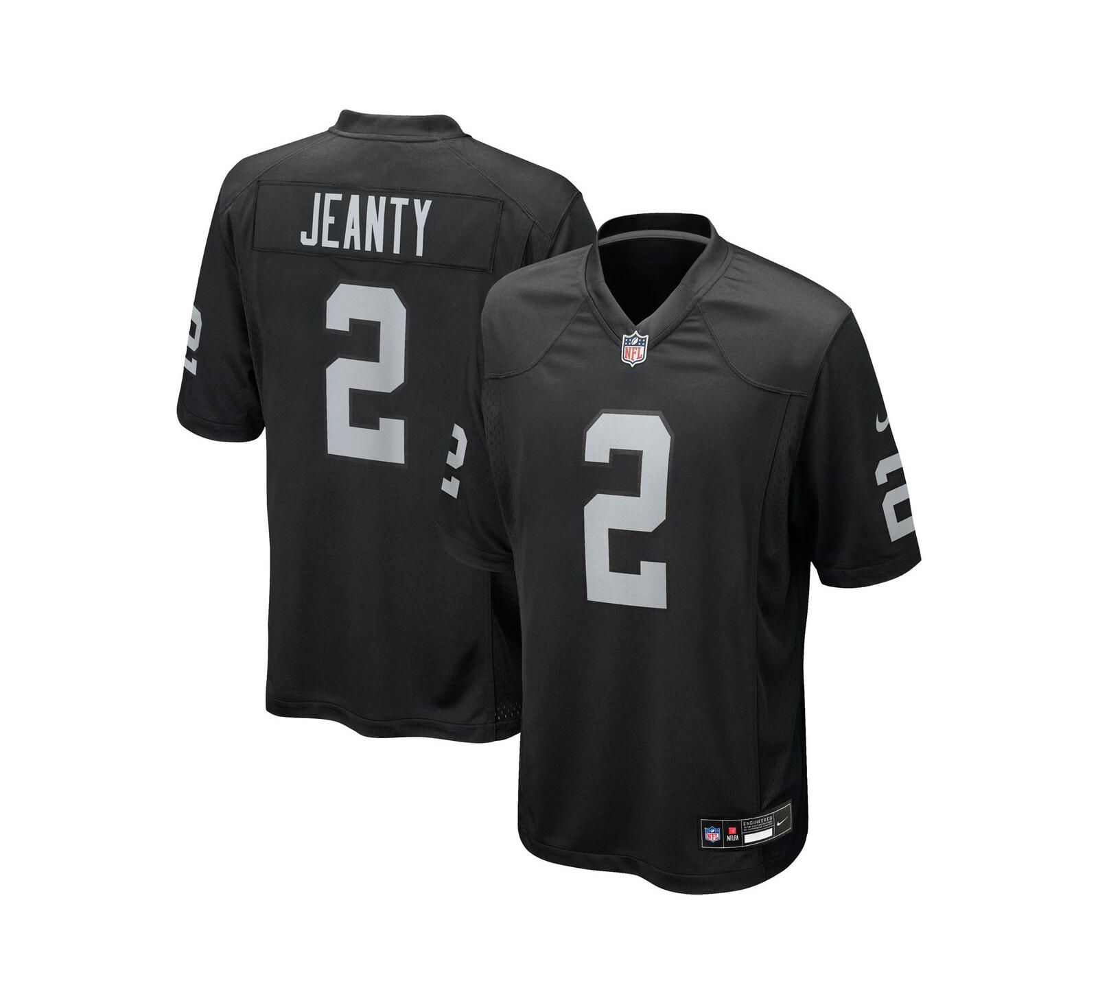 Детская джерси Nike Ashton Jeanty Black Las Vegas Raiders Game