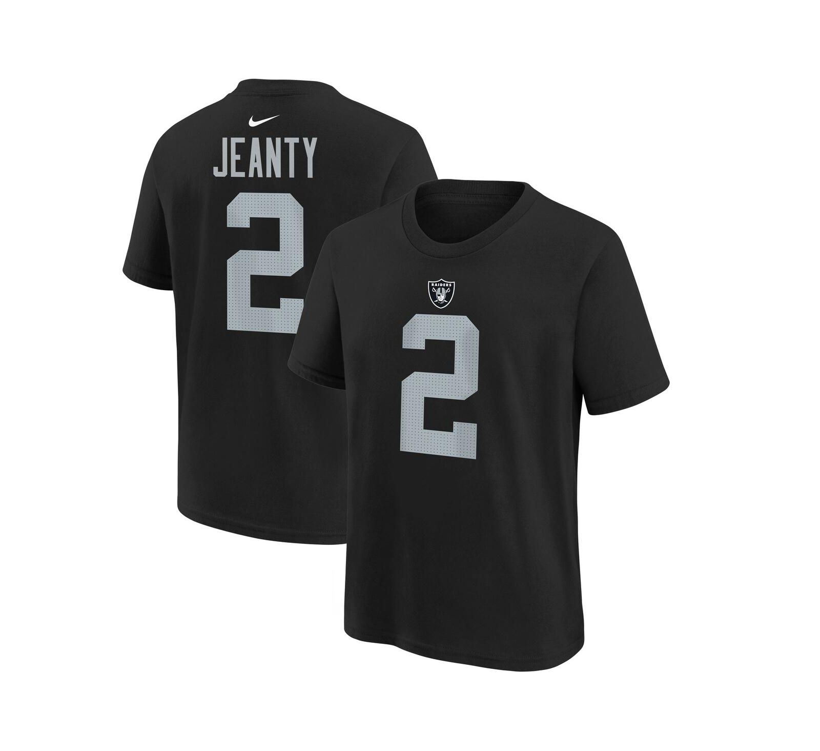 Nike футболка для мальчиков и девочек, Ashton Jeanty Las Vegas Raiders