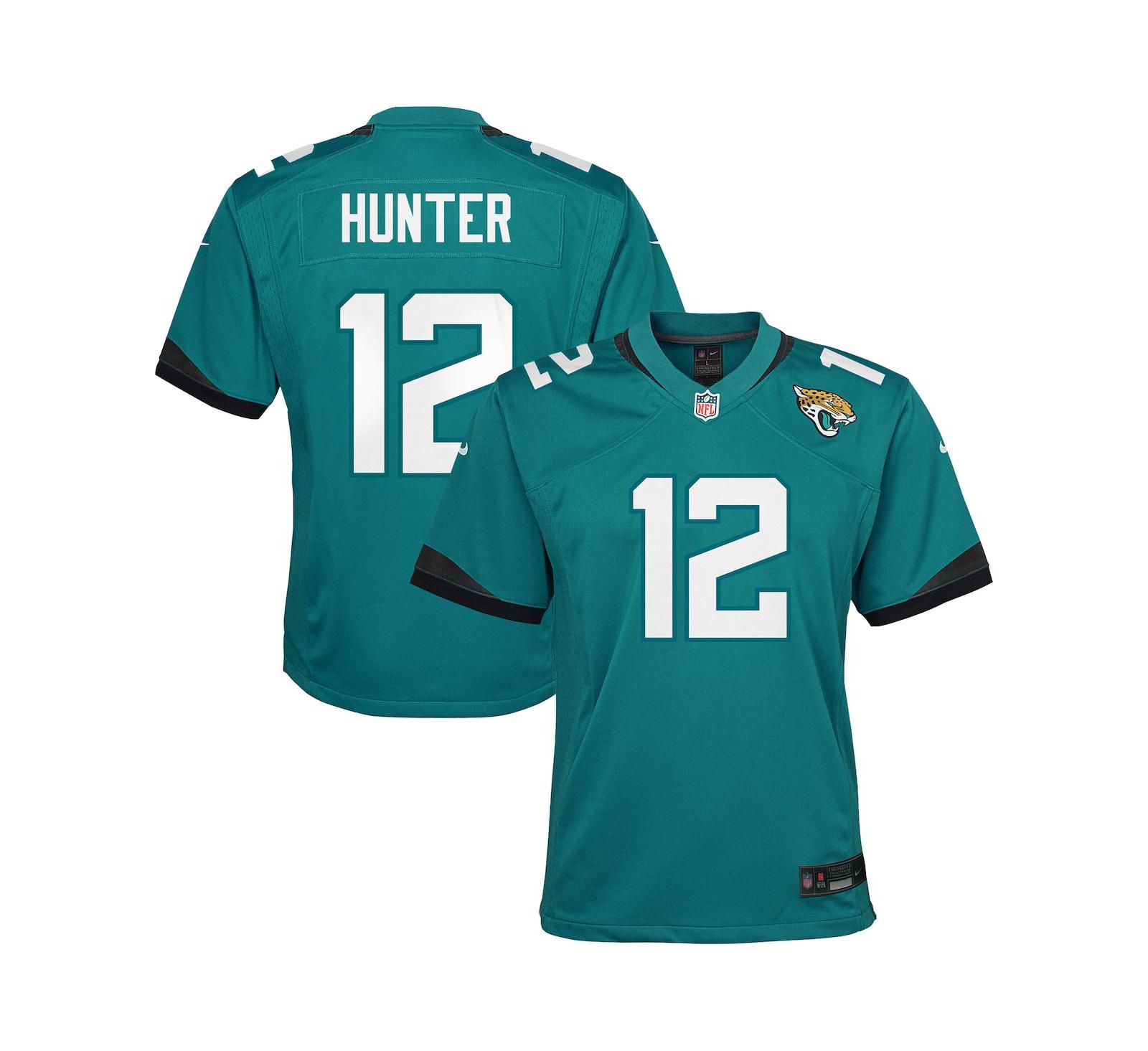 Nike Детская джерси Travis Hunter Jacksonville Jaguars Team Game, бирюзовый цвет