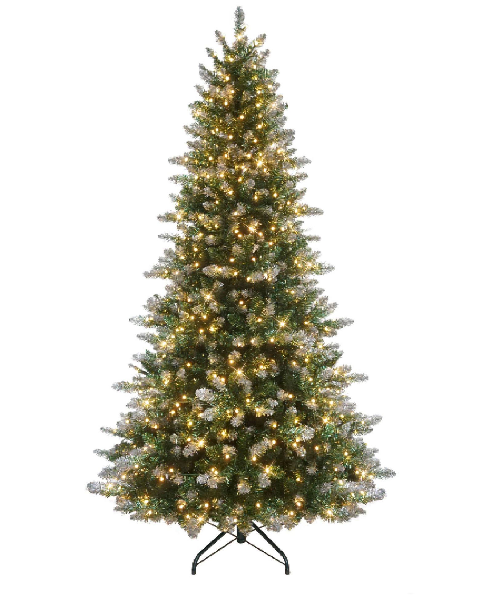 Искусственная ель Puleo International Acadia Spruce, 7.5 ft. Pre-Lit Glistening