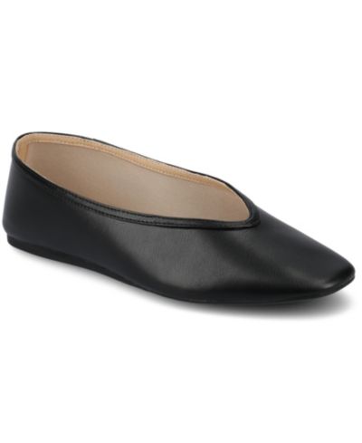 Journee Collection Women's Fortune High Vamp Ballet Flats