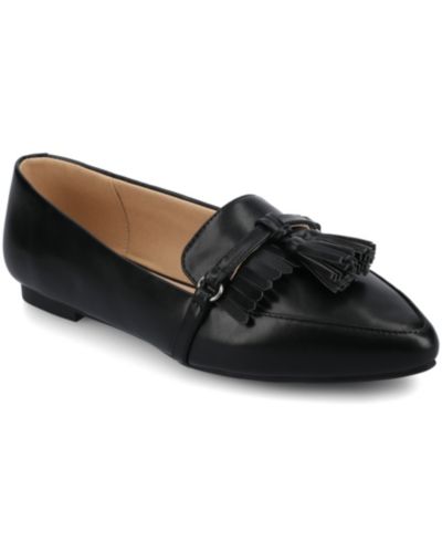 Journee Collection Женские балетки Jannah Tassel Pointed Toe