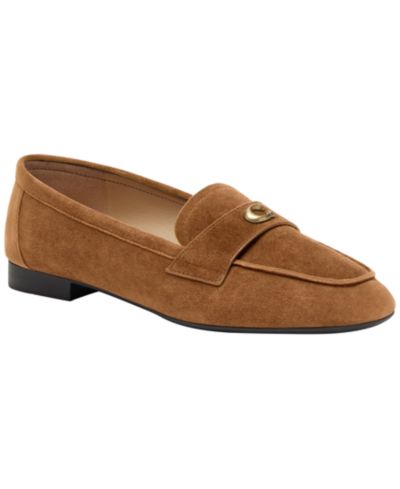 Женские лоферы COACH Sculpted C Suede Slip-On