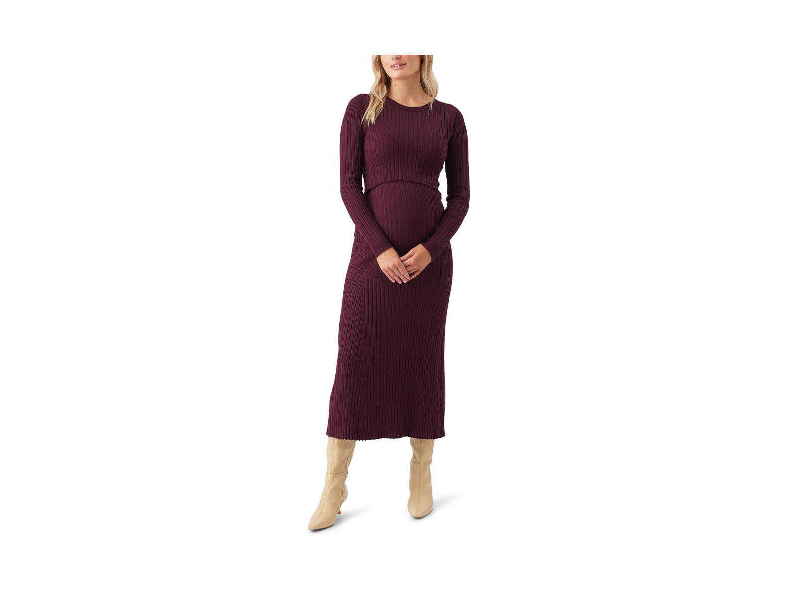 Ripe Maternity Maternity Eden Knit Nursing Dress