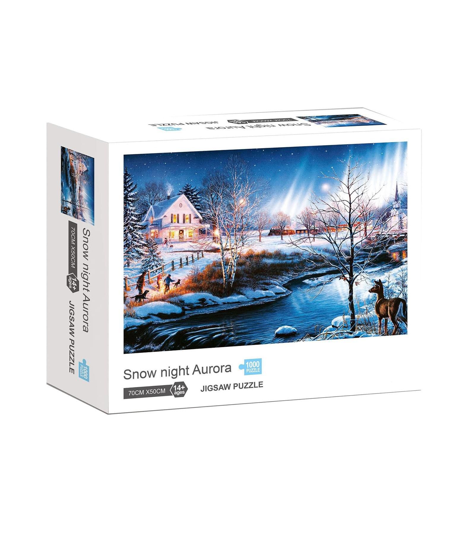Пазл Snow Night Aurora 1000 Piece