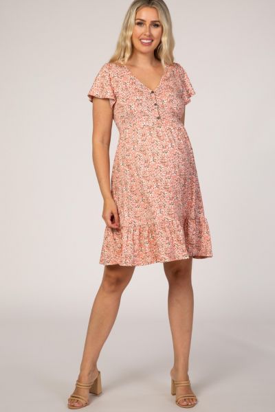 Женское платье Pinkblush Pink Floral Ruffle Accent