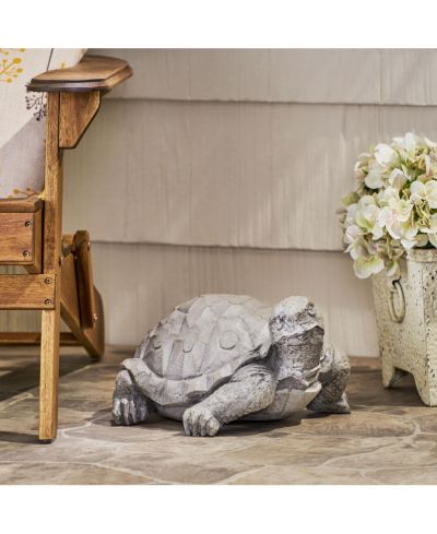 Charming Turtle садовая статуэтка из бетона, устойчивая к погодным условиям