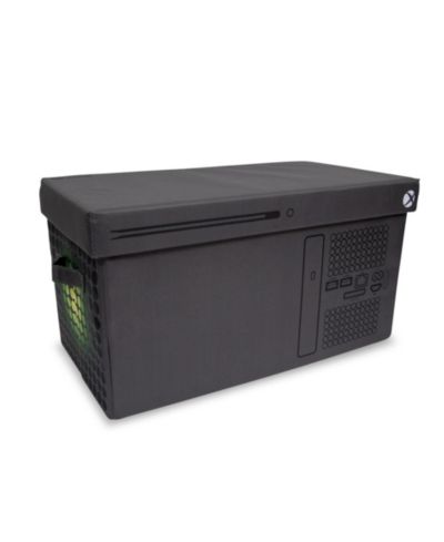 Xbox Series X Logo Storage Bin Chest Organizer with Lid | 24 x 12 Inches