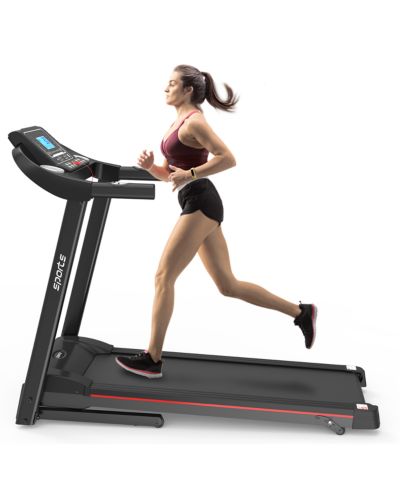Folding Treadmill Home Electric 5 Inch Screen 250 LB Capacity Bluetooth Music App Workout