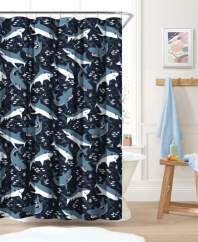 Штора для душа Dream Factory Sharks, 72" x 72"