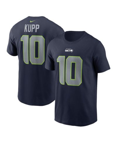 Nike Men's Cooper Kupp College Navy Seattle Seahawks Player Name & Number T-Shirt