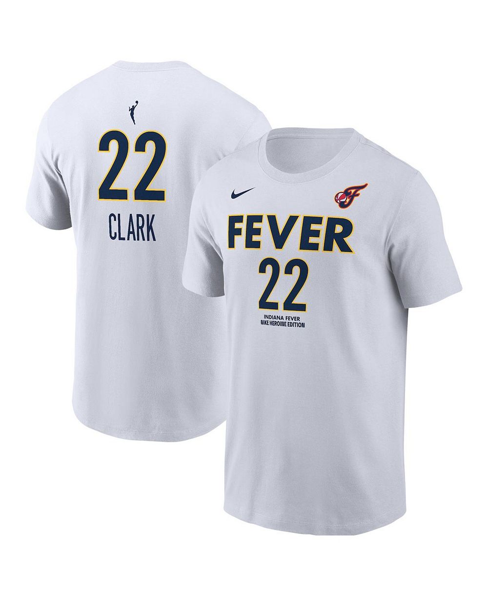 Мужская футболка Nike Caitlin Clark White Indiana Fever Heroine Edition