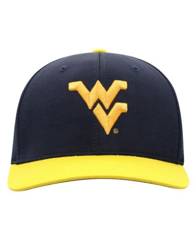 Top of the World Мужская кепка West Virginia Mountaineers Reflex Two-Tone Flex, темно-синяя
