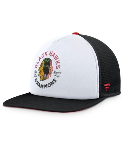 Fanatics Мужская кепка snapback Chicago Blackhawks Decades Collection, White/Black