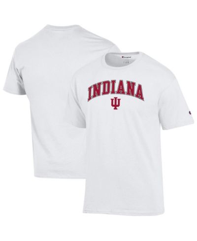 Мужская футболка Champion White Indiana Hoosiers Arch Over Logo