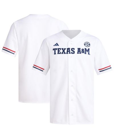 Мужская джерси Adidas White Texas A&M Aggies Replica Baseball