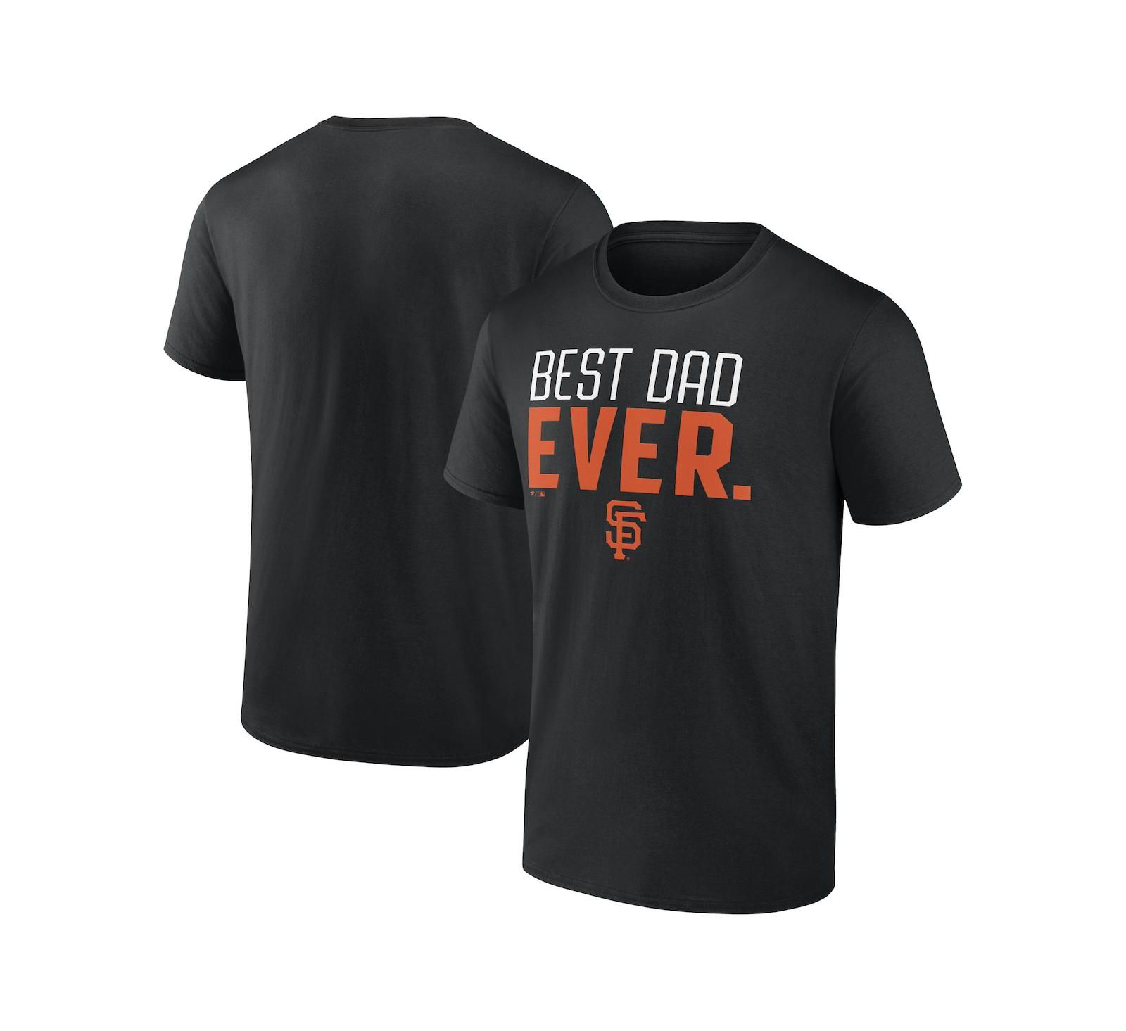 Fanatics Mto Label Men's Black San Francisco Giants Best Dad Ever T-Shirt