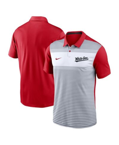 Nike Men's White/Red Chicago White Sox 2025 City Connect Fashion Legacy Icon Vapor Performance Polo Shirt
