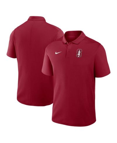 Nike Men's Cardinal Stanford Cardinal Primetime Victory Primary Logo Performance Polo Shirt