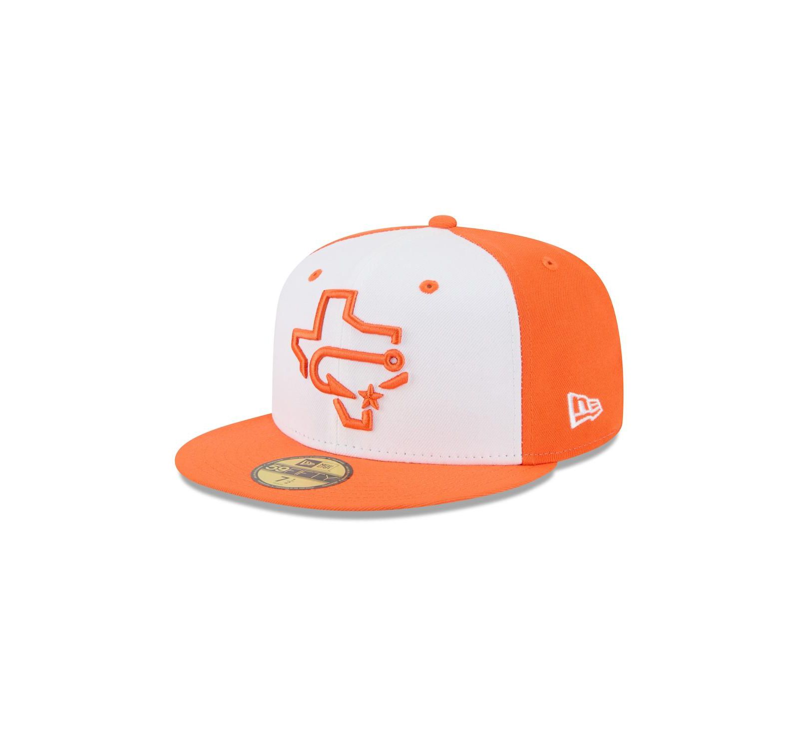 New Era Men's White Corpus Christi Hooks Theme Nights 59FIFTY Fitted Hat