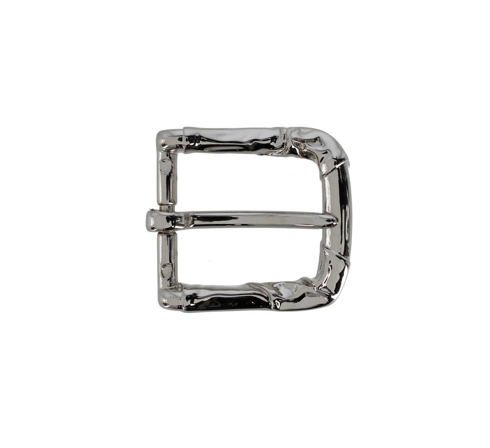 TRAFALGAR Men's 35mm Italian Rippled Textured Solid Brass Harness Belt Buckle