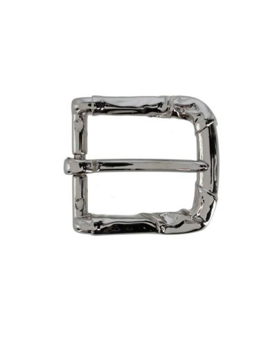 TRAFALGAR Men's 35mm Italian Rippled Textured Solid Brass Harness Belt Buckle