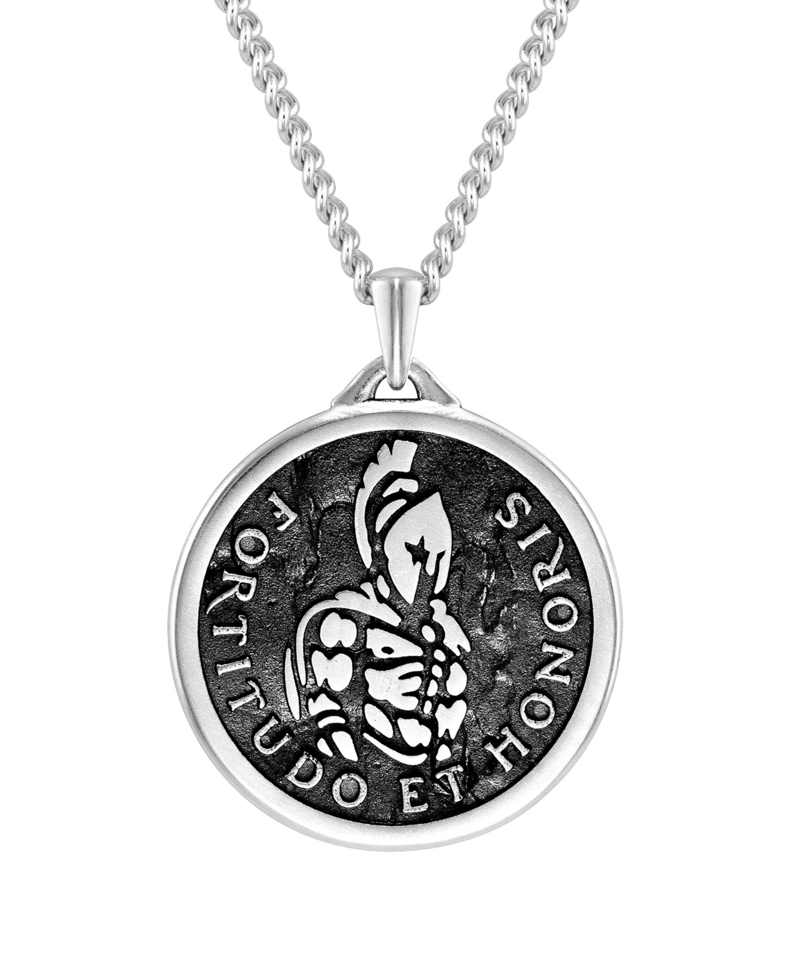 Мужское ожерелье Vincero, коллекция Built Different, кулон The Eagle, Sterling Silver, цепь 21”