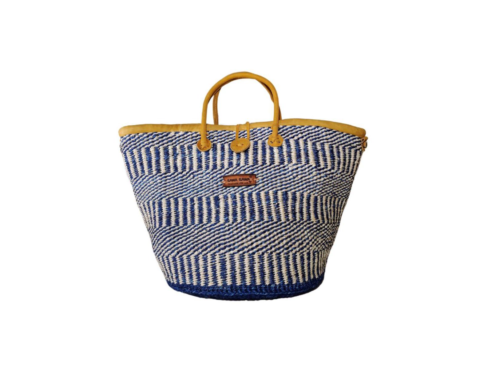 Плетеный соломенный тоут-сумка Ripples of Nourishment Handmade Sisal