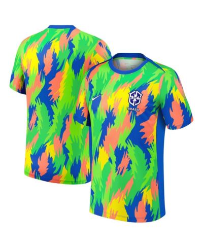 Мужская джерси Nike Blue Brazil Women's National Team 2025 Academy Pro Pre-Match Performance