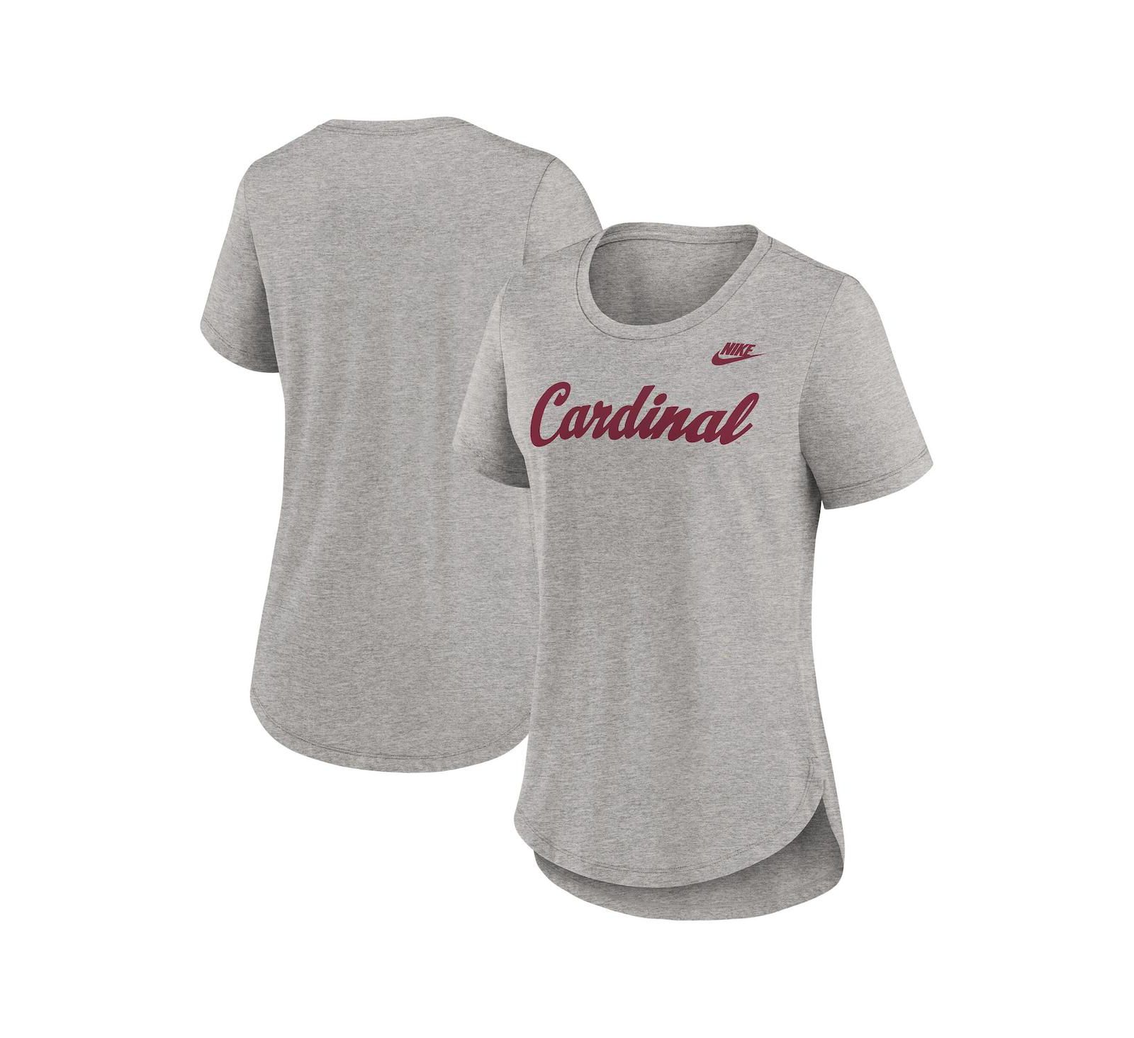 Nike Women's Heather Gray Stanford Cardinal Legacy Tri-Blend T-Shirt