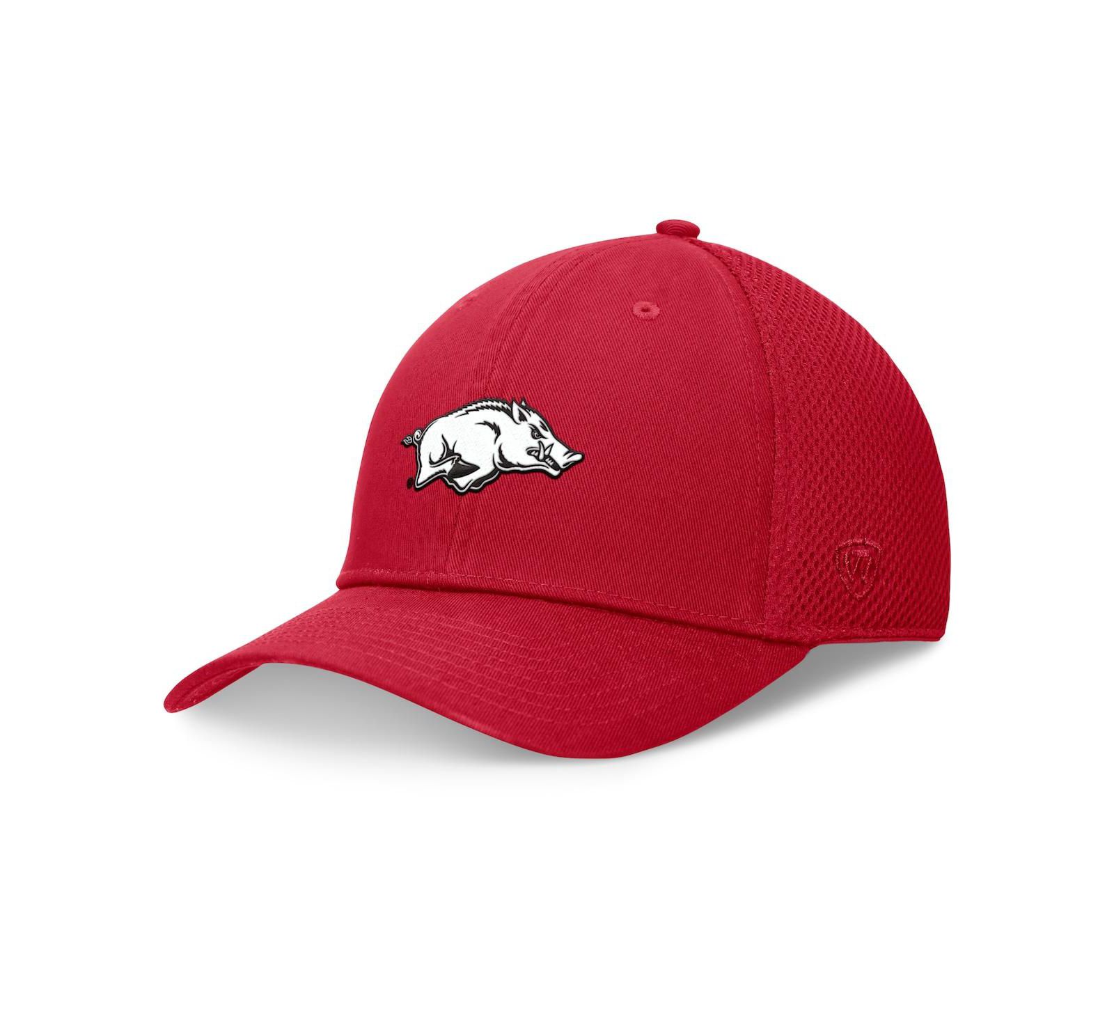 Мужская кепка Top of the World Cardinal Arkansas Razorbacks Spacer Flex
