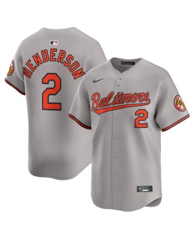 Nike Мужская джерси Gunnar Henderson Gray Baltimore Orioles Road Limited Player