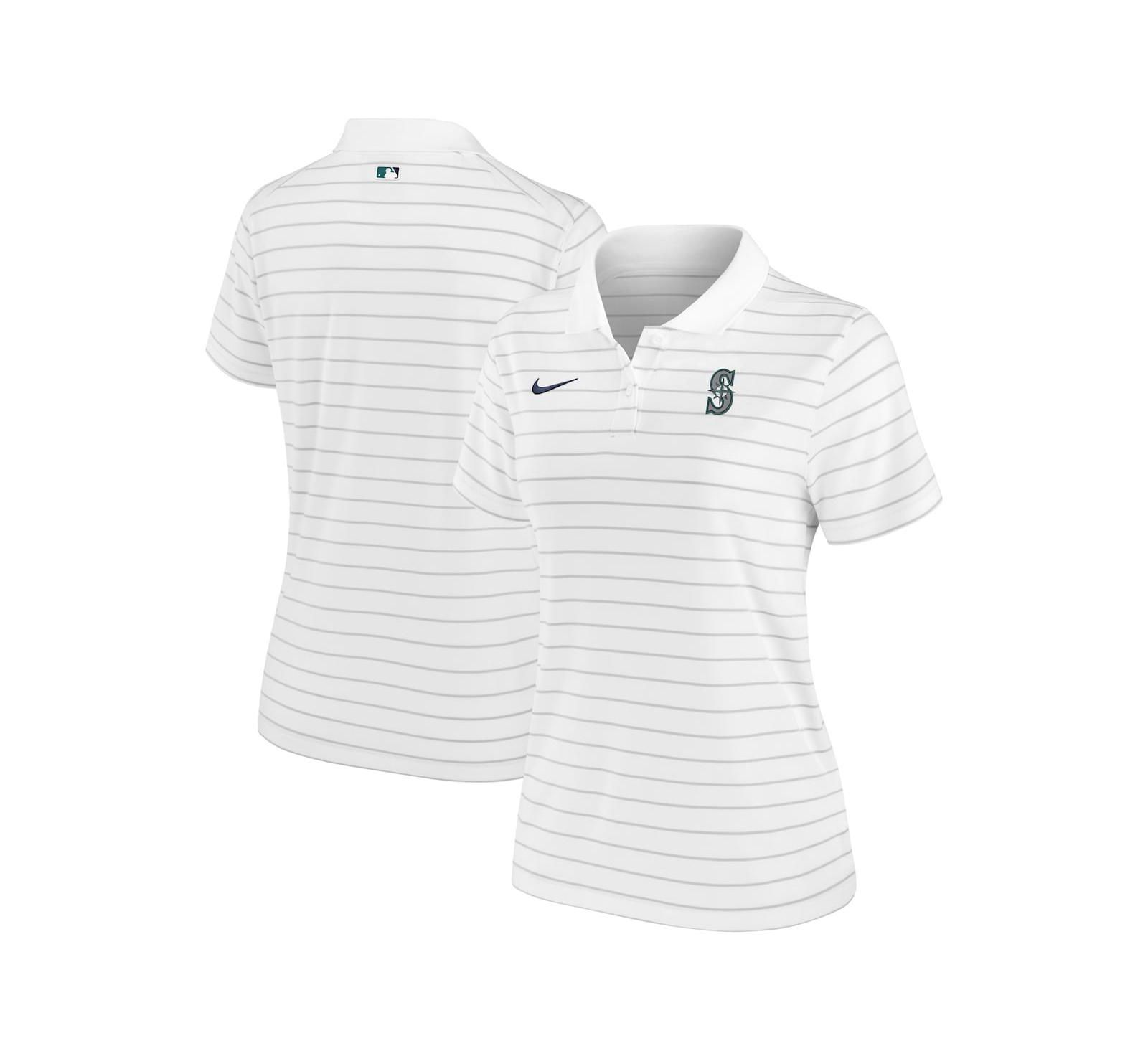 Мужская рубашка Nike White Seattle Mariners Authentic Collection Victory Performance