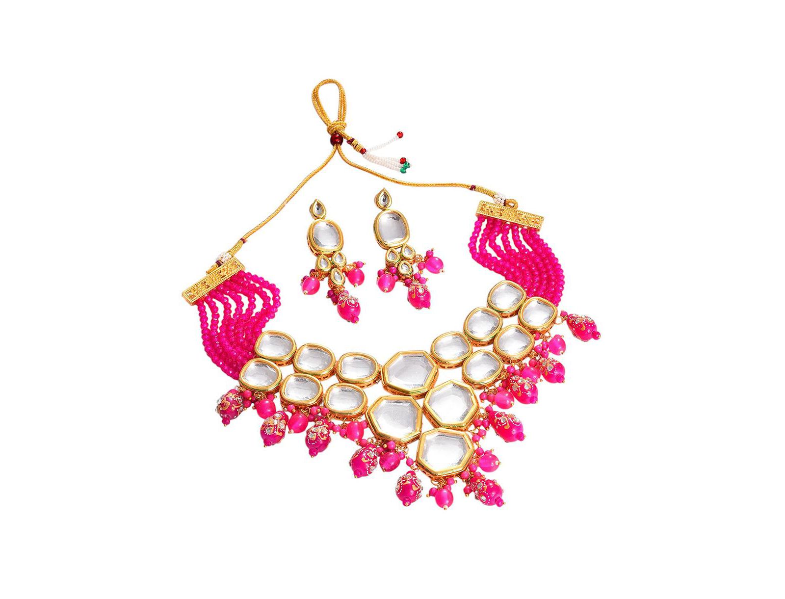 Набор украшений SOHI Gold Plated Stone