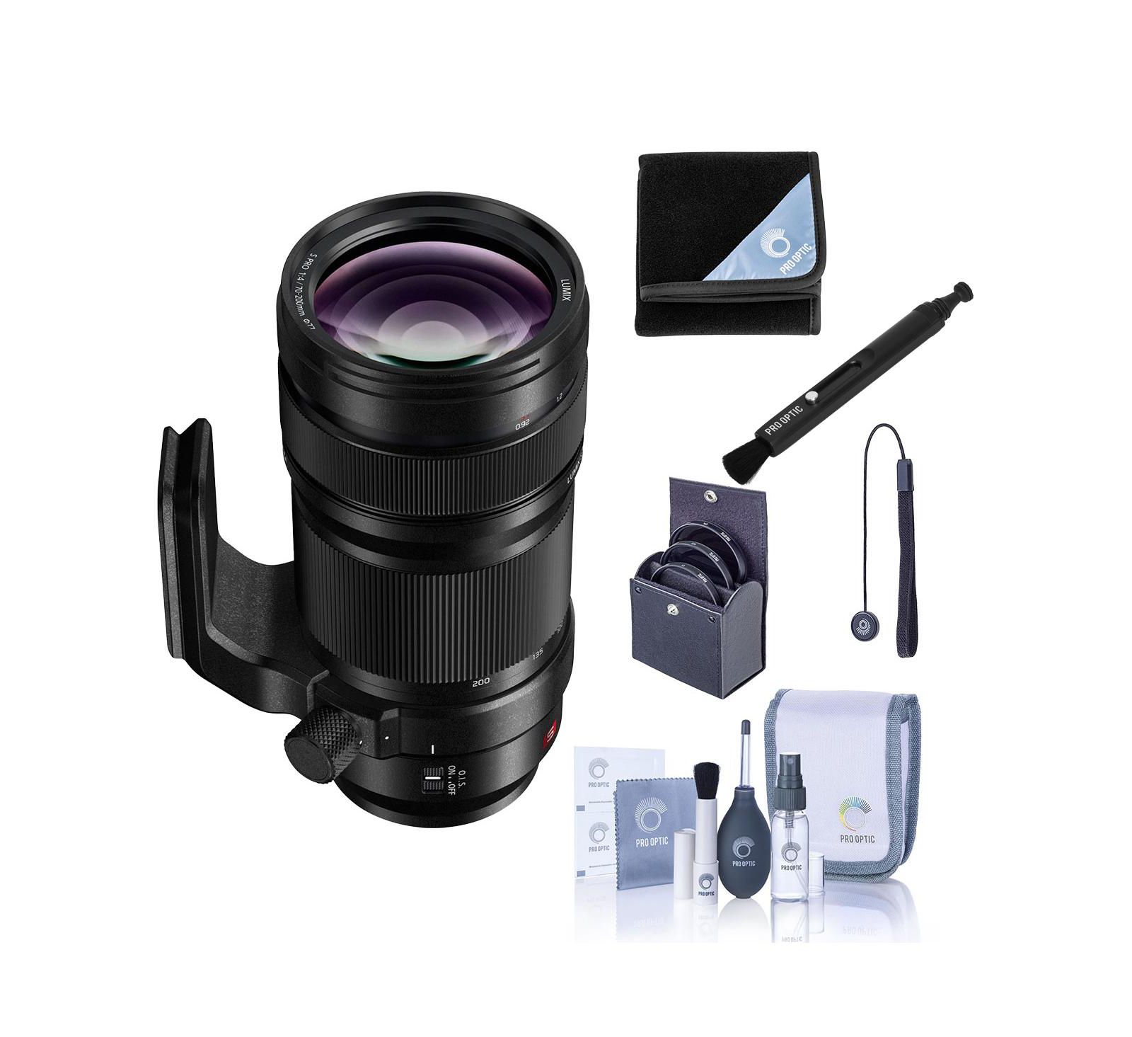 Panasonic LUMIX S PRO 70-200mm f/4 Lens, Bundle with Included Value