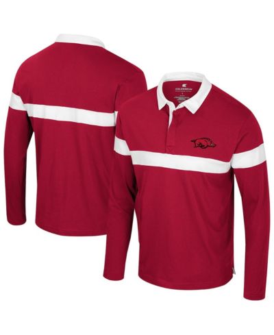 Мужская рубашка-поло Colosseum Arkansas Razorbacks Too Cool for School Cardinal