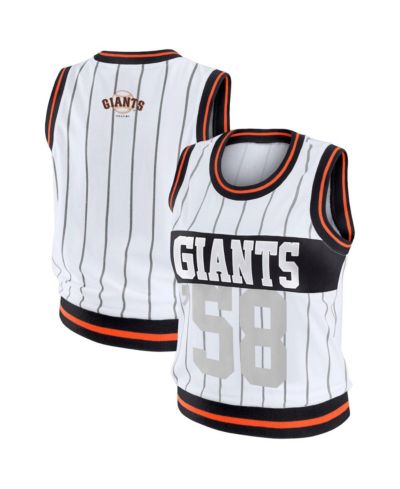 Женский спортивный топ WEAR by Erin Andrews White San Francisco Giants