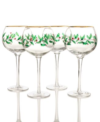 Lenox Holiday бокалы для вина, набор из 4 шт.