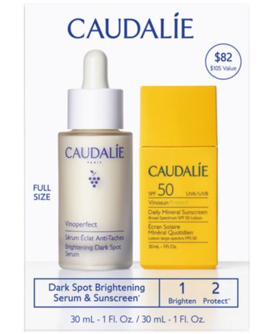 Набор Caudalie 2-Pc. Dark Spot Brightening Serum & Sunscreen SPF 50