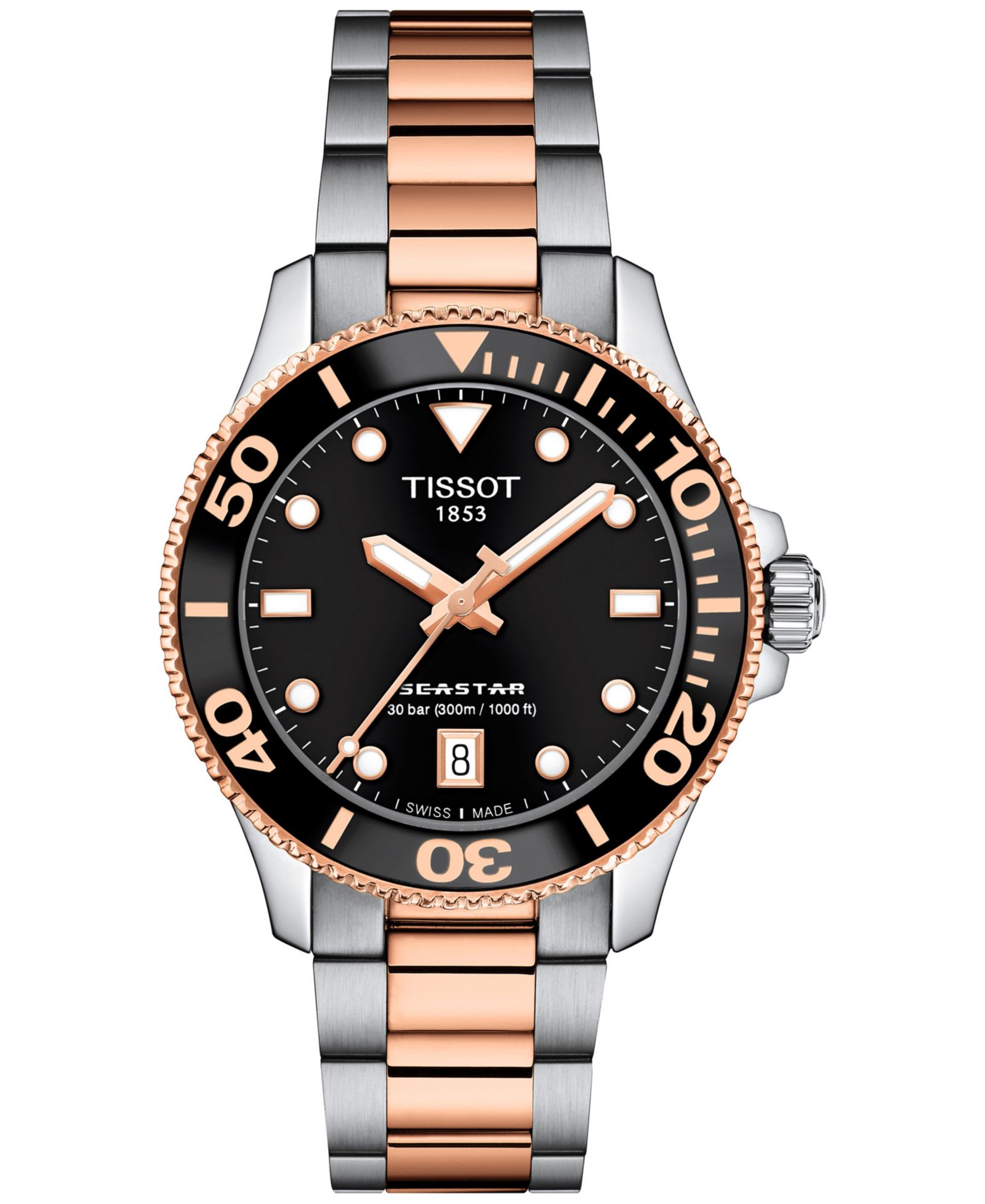 Tissot Женские часы Seastar 1000 из нержавеющей стали, 36mm