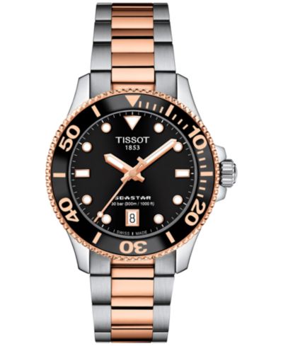 Tissot Женские часы Seastar 1000 из нержавеющей стали, 36mm