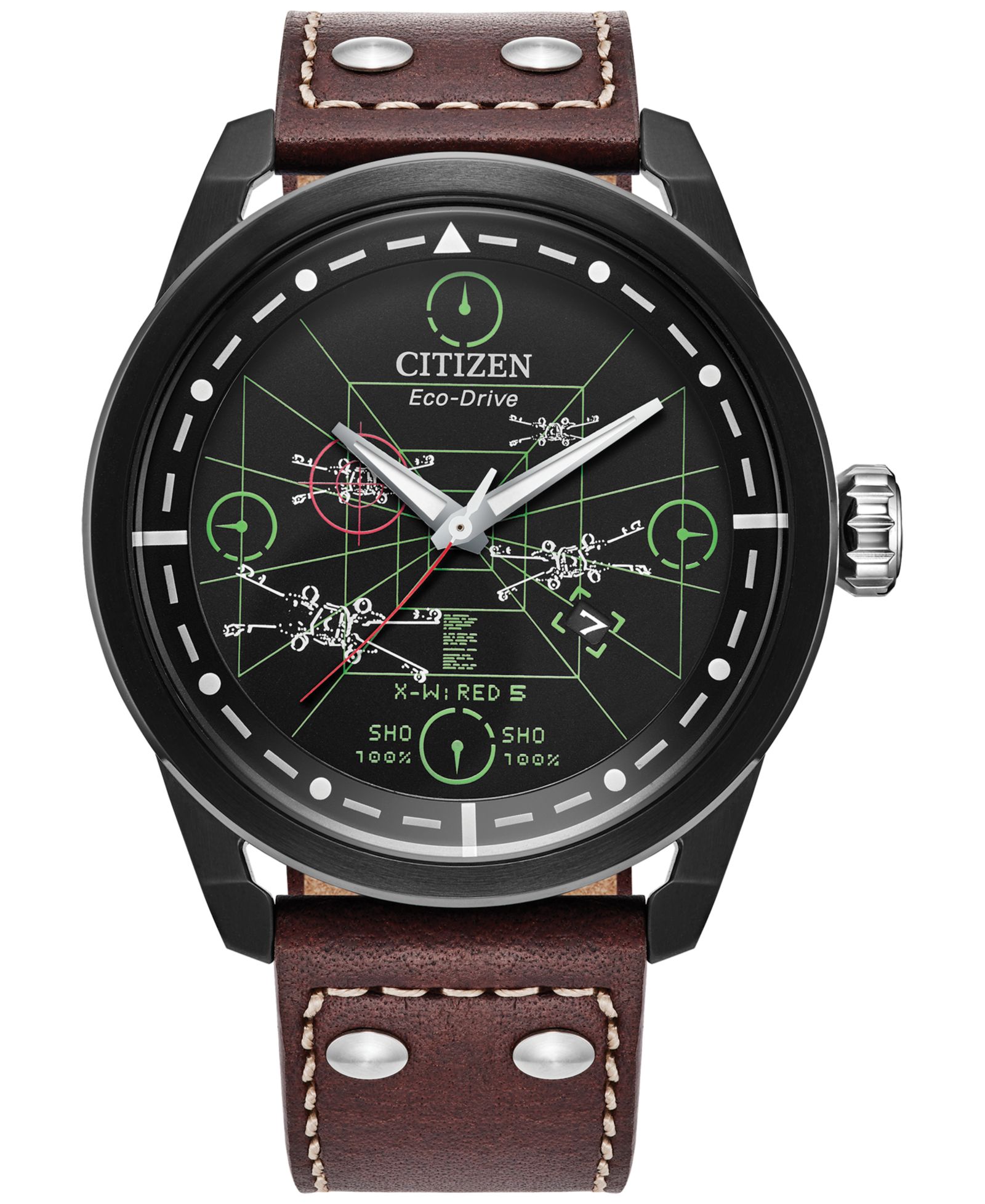 Мужские часы Citizen Eco-Drive Star Wars X-Wing & TIE Fighter 45mm
