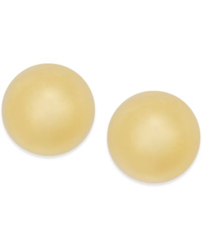 Серьги-гвоздики Polished Ball в 10k Gold